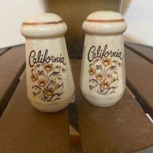 Vintage 70s salt and pepper shakers